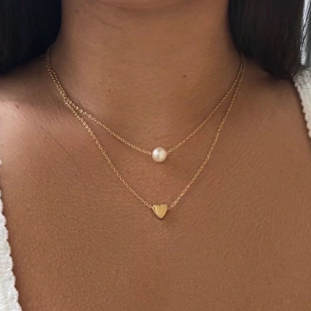 Abigail Two Layer Necklace - Picture 1 of 2